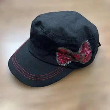 헬로키티 스팽글 리본 캡