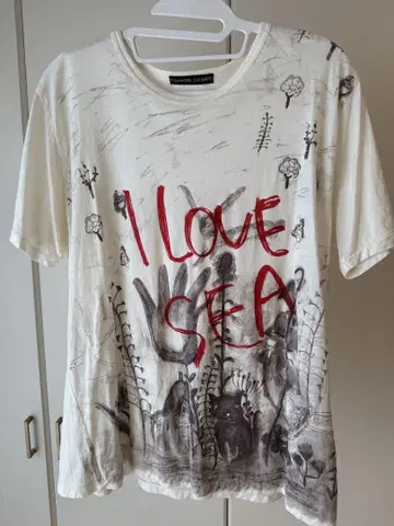 츠모리치사토 남성용 티셔츠 사이즈 2