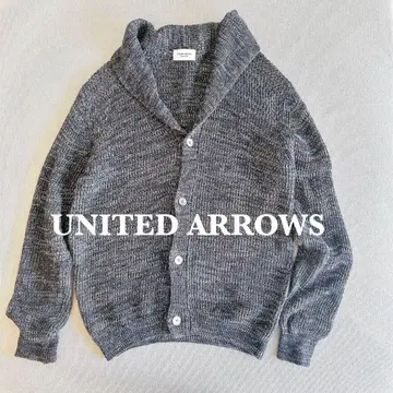 UNITED ARROWS 숄카라 가디건 네이비