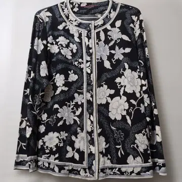 LEONARD FASHION 꽃무늬 긴팔 가디건