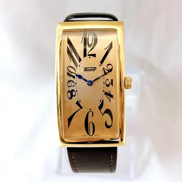 [ 작동품 ] TISSOT 티쏘 바나나 워치 브라운 스퀘어