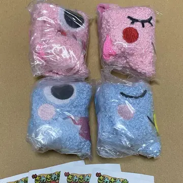 자와자와 숲의 완고한 짱 봉제 인형 복조리 미개봉 새상품 미사용품 4종류