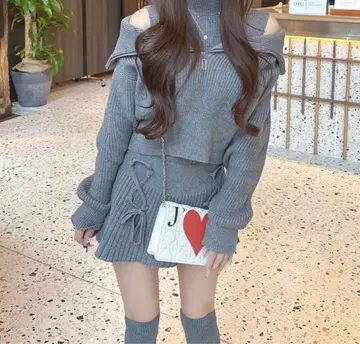 Lumignon 오리지널 리본 스커트 그레이