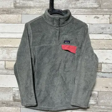 patagonia 플리스 자켓 L 그레이/핑크