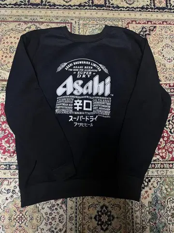 90s 기업 로고 아사히 슈퍼 드라이 구제 맨투맨 트레이닝복 너드계