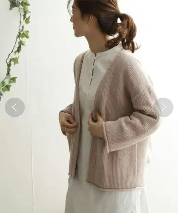 어반 리서치 도어스 로우 게이지 가디건 모카