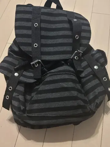 y2k 00s archive grunge stripe print bag