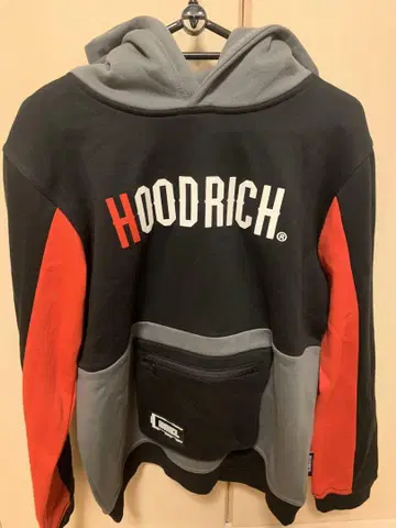 미사용 새상품 택 포함 hoodrich 후드 부착 후드티 XL