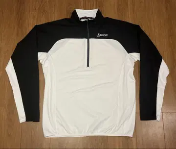Srixon x DESCENTE 하프 지퍼 골프 셔츠 LL