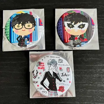 페르소나 5 주인공 산리오 캔뱃지 세트