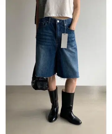 워싱 버뮤다 데님