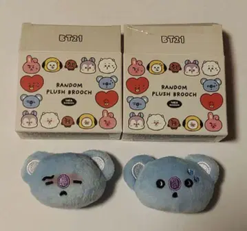 BT21 랜덤 페이스 브로치 KOYA 세트