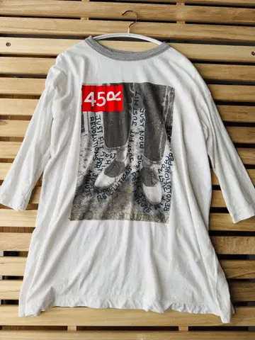 45R 45rpm 그래픽 빅 T셔츠