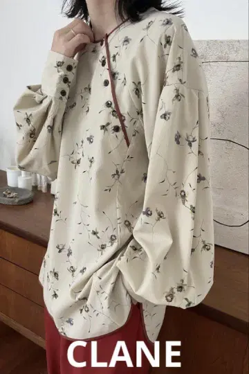 [CLANE] DRESS FLOWER TOPS