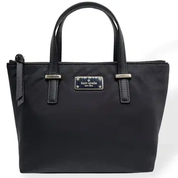 새상품급 Kate Spade 케이트 스페이드 핸드백 나일론 가죽 블랙