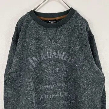 USA 구제 의류 jack daniel's 잭 다니엘 파일 원단 맨투맨