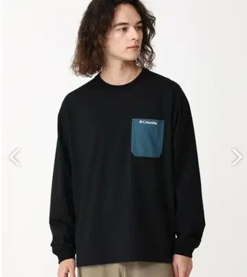 새상품 25년 가을/겨울 컬럼비아 포켓론T 블랙 L 흡습속건성 UPF50