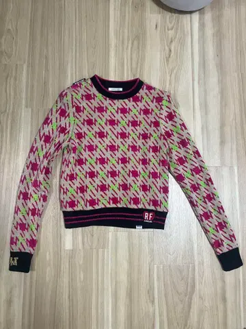 MARK & LONA RF 하운드 투스 스웨터