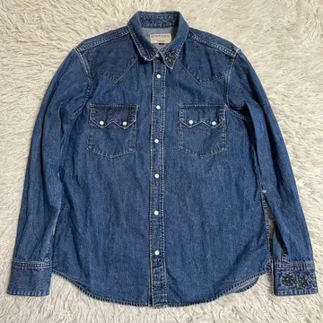 [Schott] 샷 데님 셔츠 덩거리 L RANCHER 스터드