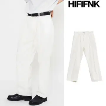 [ HI FI FNK ] Bon White Denim Pants