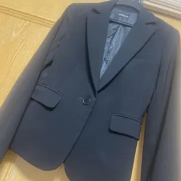 블랙 테일러드 자켓