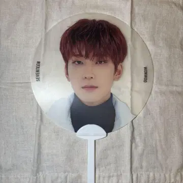SEVENTEEN 원우 클리어 부채 HERE
