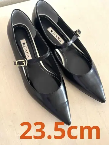 새상품급 DIANA 다이애나 가죽 메리 제인 23.5cm 블랙