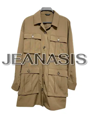 JEANASIS 베이지 밀리터리 자켓