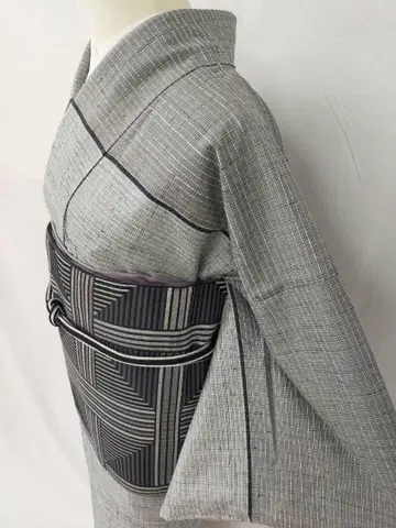 새상품급 순수 실크 이중 기모노 지 창작 호몬기 단품