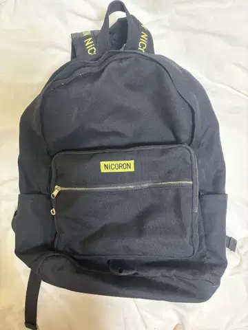 NICORON 블랙 백팩 백팩