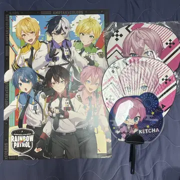 AMPTAK x COLORS 케차 부채 포스터 CD 특전