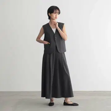 턱 플레어 스커트 for/c 포씨 미사용 새상품 가을 신작