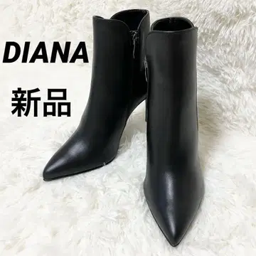 새상품급 DIANA 다이애나 핑힐 블랙 스틸레토 23 하자품