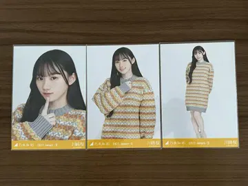 카와사키 사쿠라 노기자카46 브로마이드 멀티 컬러 니트