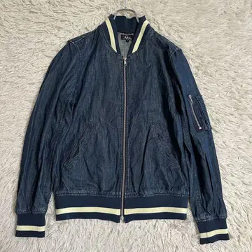 [ A.P.C. ] 아페쎄 데님 자켓 봄버 자켓 얇은 소재 S