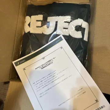 REJECT x Olive 콜라보 후드티 그린