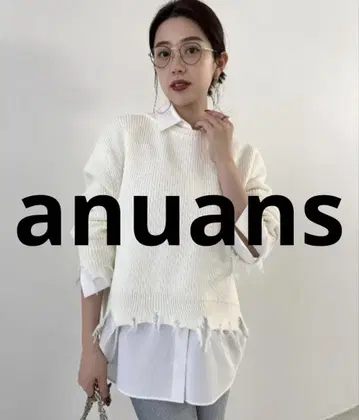 새상품급 anuans 긴팔 니트 FREE 아이보리 여성용