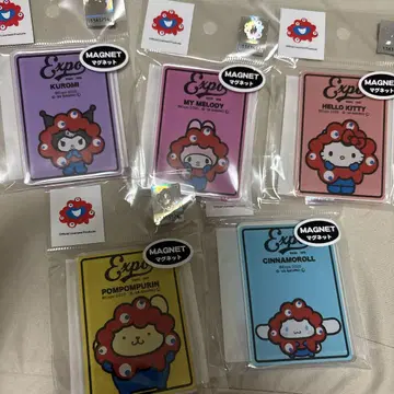 산리오  미야쿠미야쿠 마그넷 세트