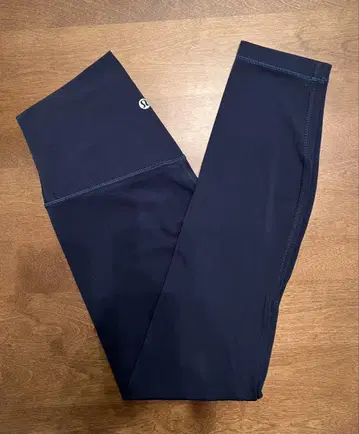 룰루레몬 아라이 하이라이즈 레깅스 사이즈 4 25인치 네이비