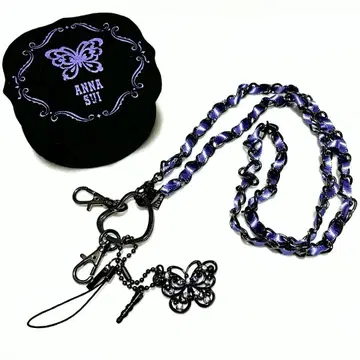 안나수이 ANNA SUI 새상품급 버터플라이 넥스트랩