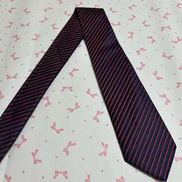 새상품 EMPORIO ARMANI 넥타이 네이비 레드 (3521)
