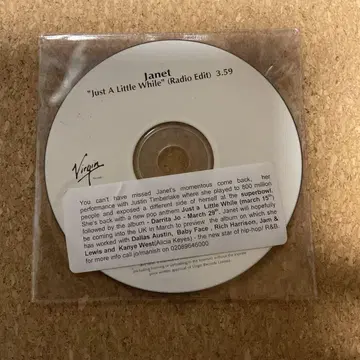 Janet Jackson Promo CDR