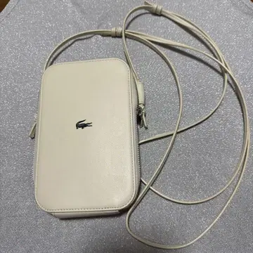 Lacoste 아이보리 숄더백