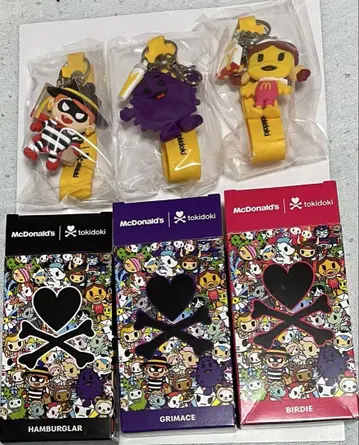맥도날드 X TOKIDOKI 콜라보 햄버거러 그림스 버디