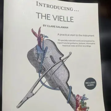 the VIELLE 레베크 피들 교습서 중세 르네상스 고악