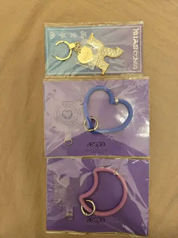 aespa 스마트폰 링 키링