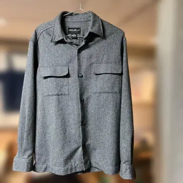 Eddie Bauer 헤링본 셔츠 M