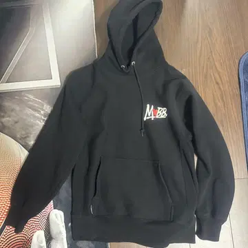 MoBB 블랙 후드티 M 사이즈