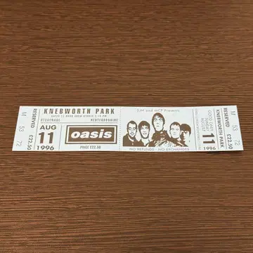 오아시스 oasis 네브워스 1996 메모리얼 티켓 영화관 입장 혜택