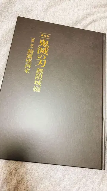 귀멸의 칼날 초회 한정판 무한성편 [제1장] 아카자 재래 팜플렛